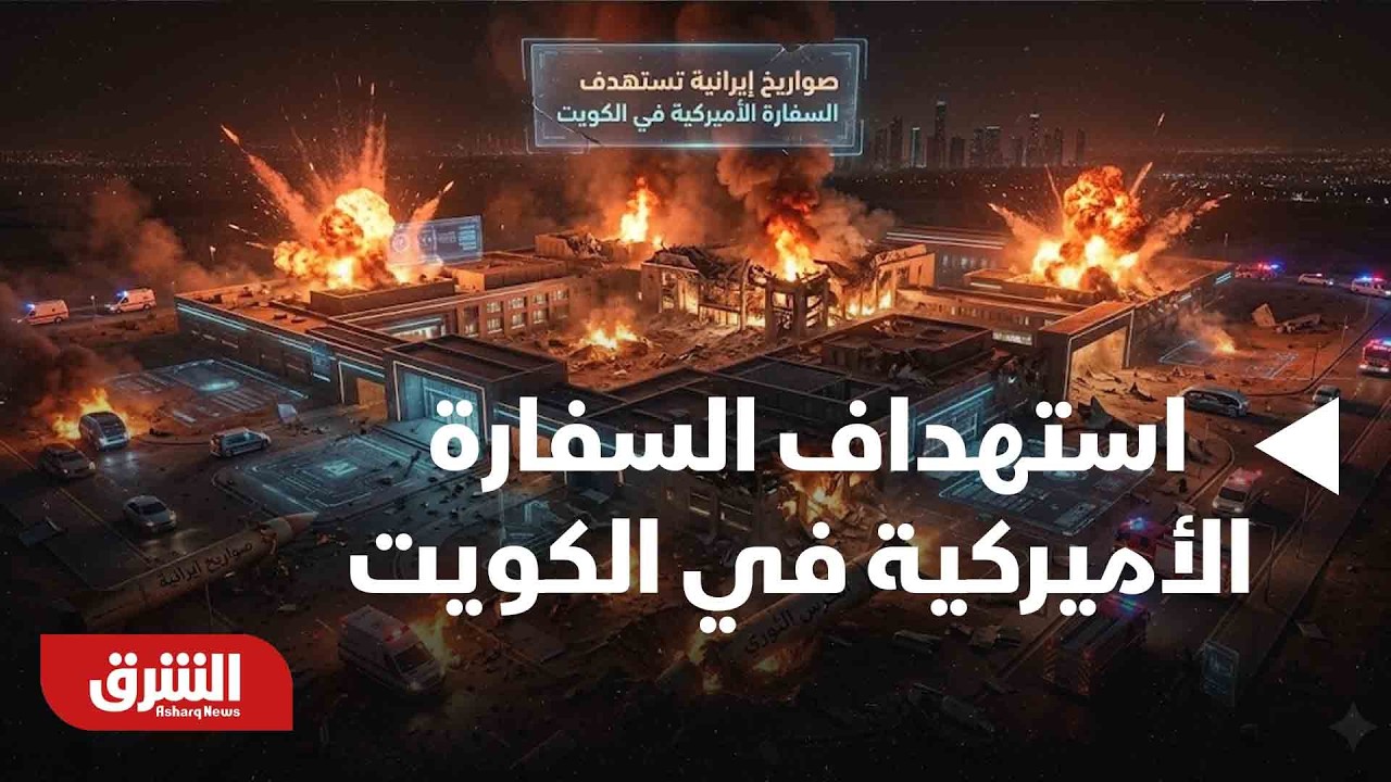 صواريخ إيرانية تستهدف السفارة الأميركية في الكويت.. تفاصيل | أخبار الشرق