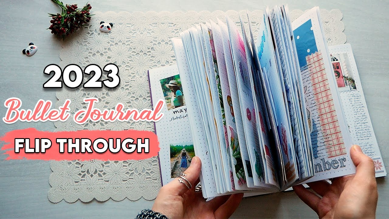 💜My 2023 Bullet Journal Flip Through | Completed Bullet Journal Tour