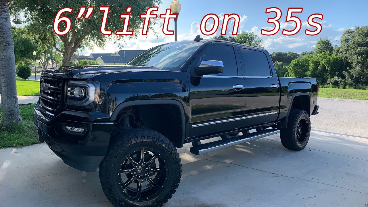 2016 GMC Sierra 6”lift on 35s