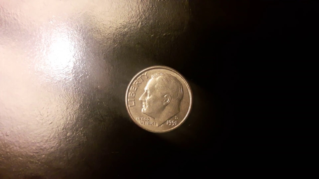 Coins:&nbsp; USA Dime 1991 D Coin