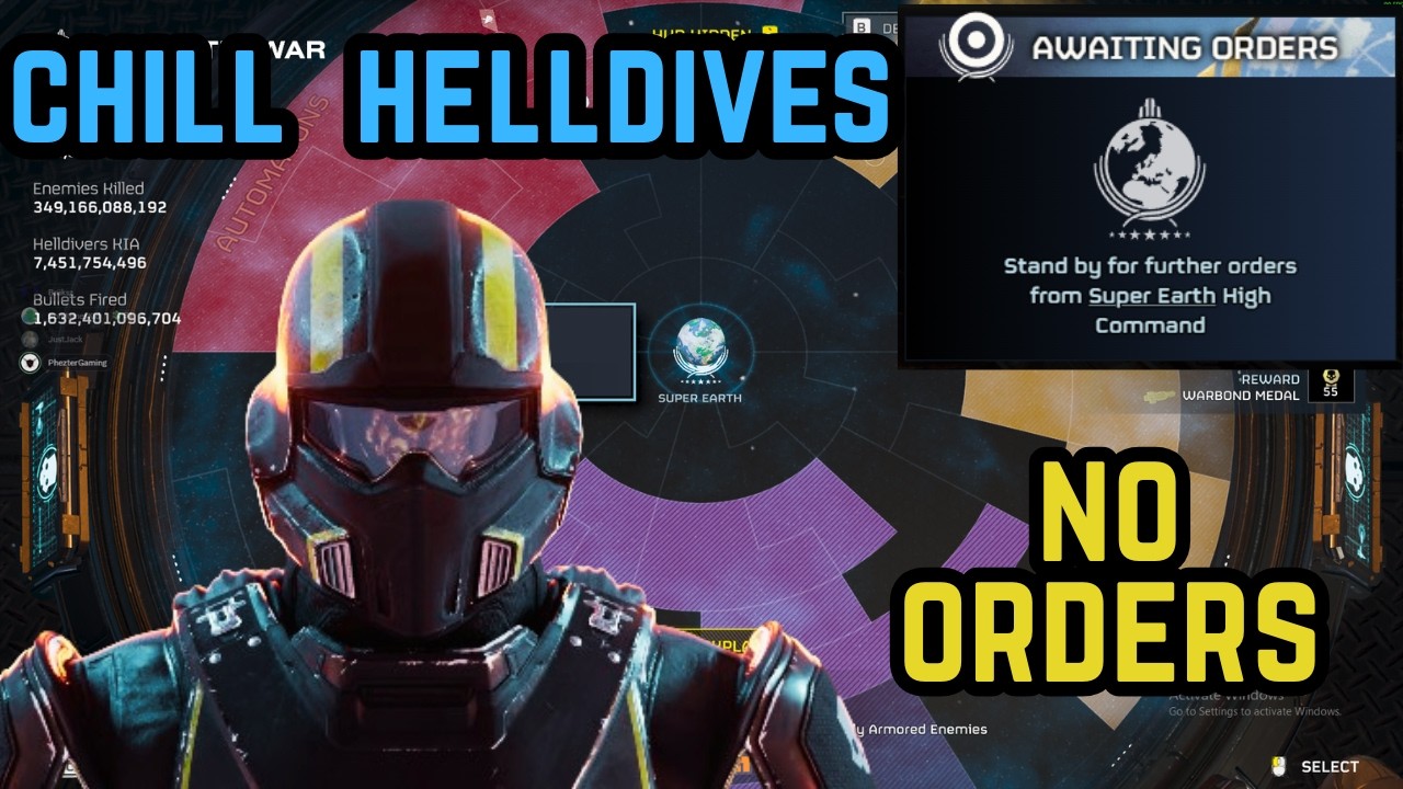 CHILL HELLDIVES | NO ORDERS JUST DIVES | HELLDIVERS 2 #helldivers2gameplay #helldivers2