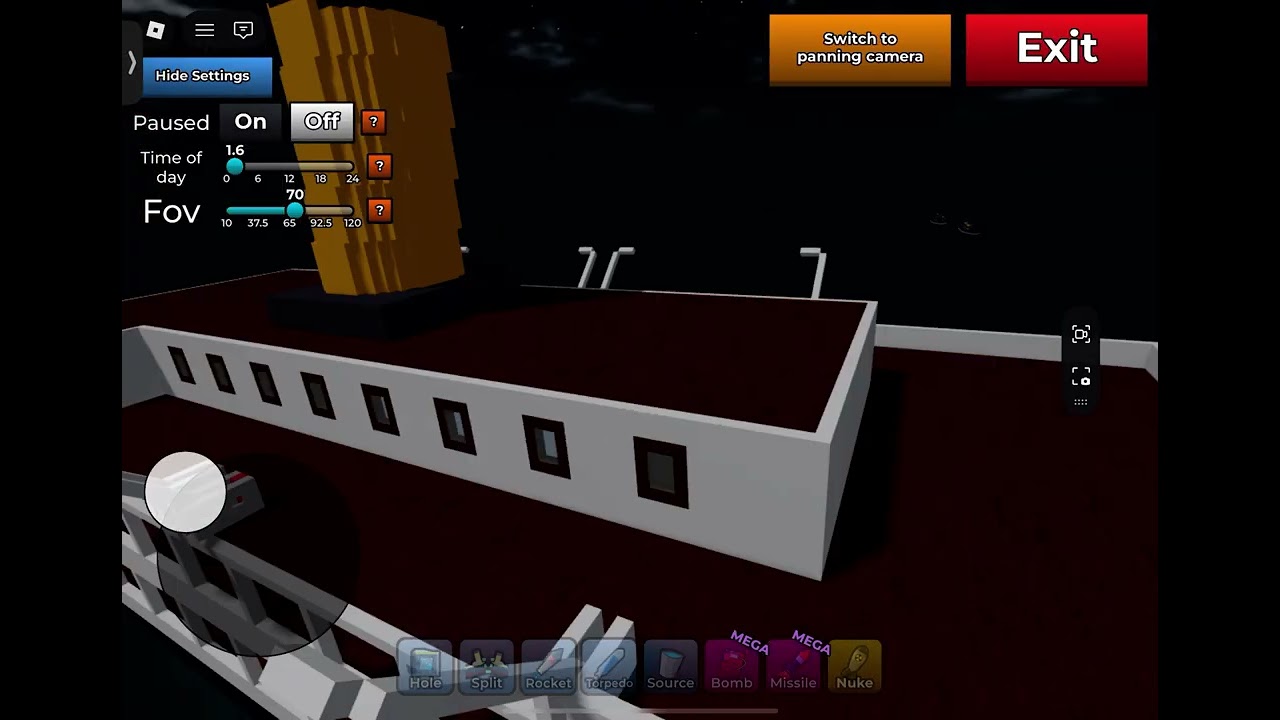 Sinking of bloxia
