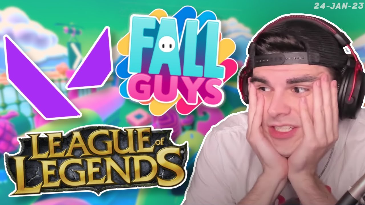 🤯stuff with people🤯 (Valorant, Fall Guys & League) - Foolish VOD