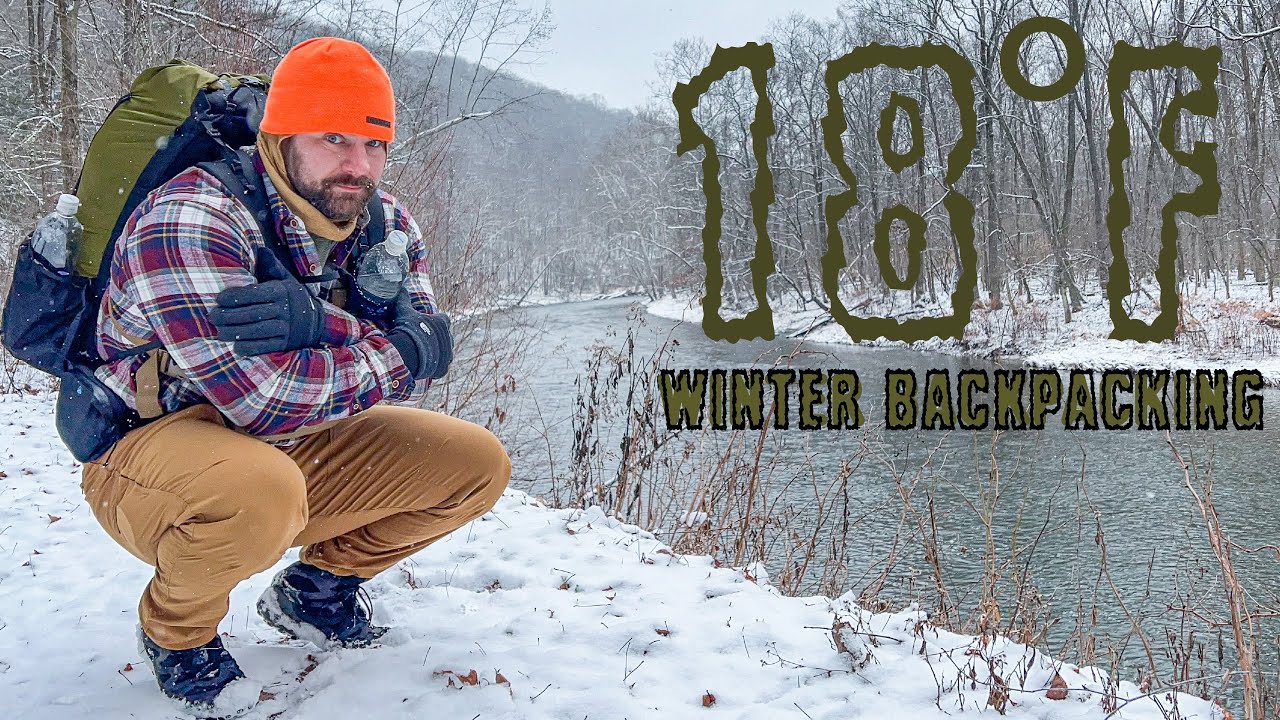 Winter Hammock Camping at Oil Creek State Park, PA
