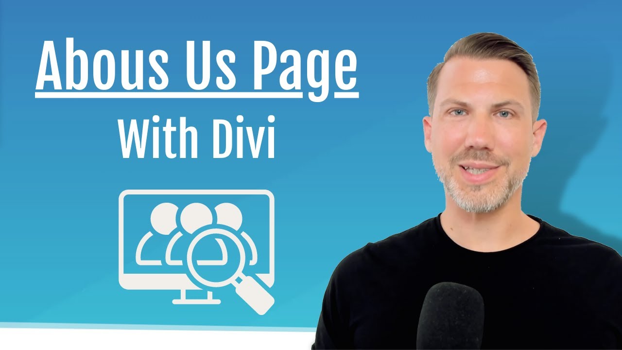 6.7 Design an About Us page with Divi