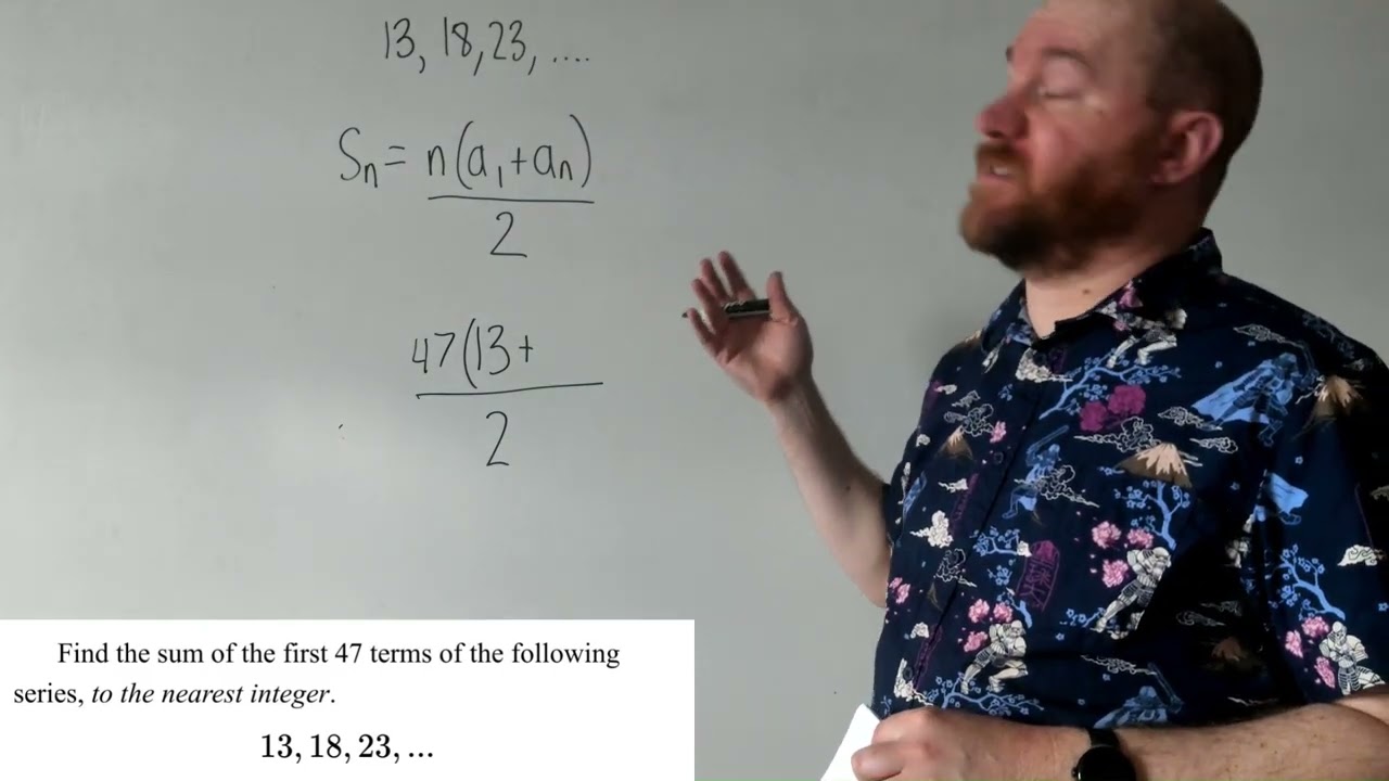 Arithmetic Series & Sigma Notation