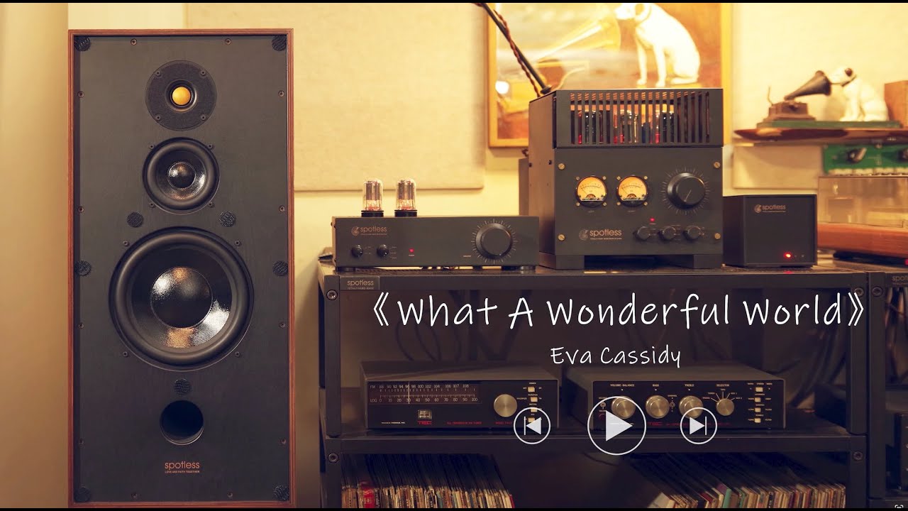 Sound Demo | What a Wonderful World by Eva Cassidy, Eternal 8.3 Bookshelf Speakers | Spotless Audio