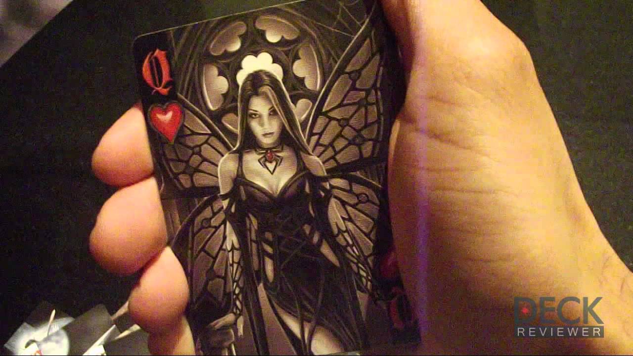 Anne Stokes Collection: Bicycle Dark Hearts Playing Cards