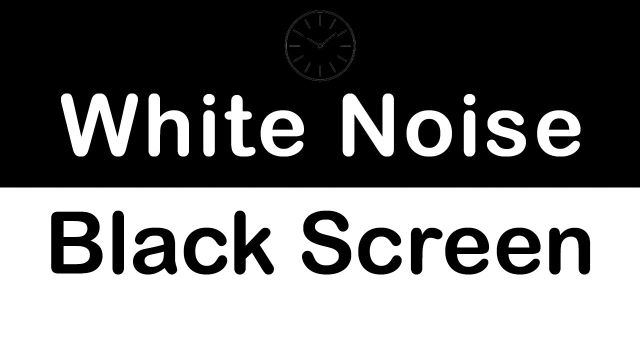 12 Hours White Noise Black Screen | No Ads Sleep Sound to Relax, Study & Stay Calm