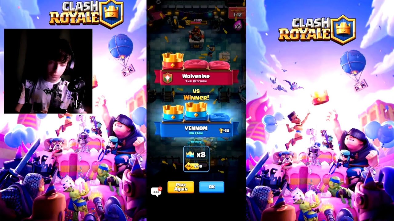 Push spre 4000 trofeie arena 13 (Clash royale)