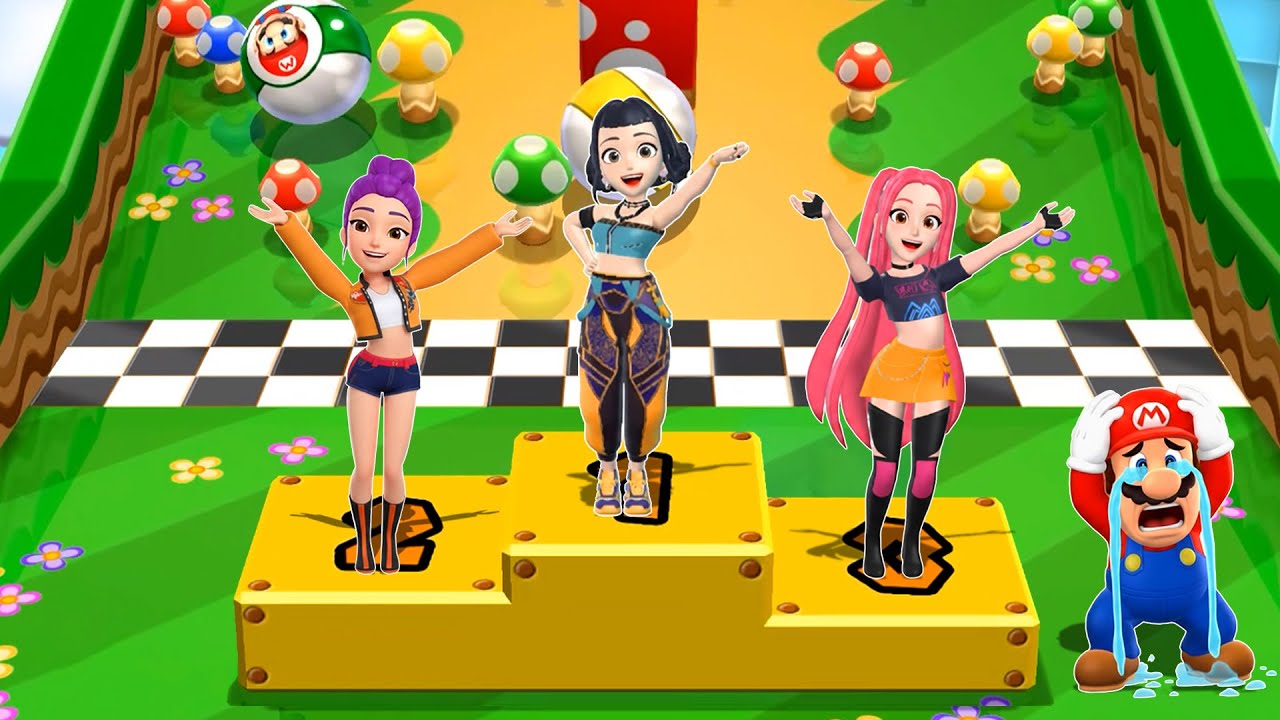 Mario Party 9 - Can Zoey From K-Pop Demon Hunters Win These SILLY Minigames?