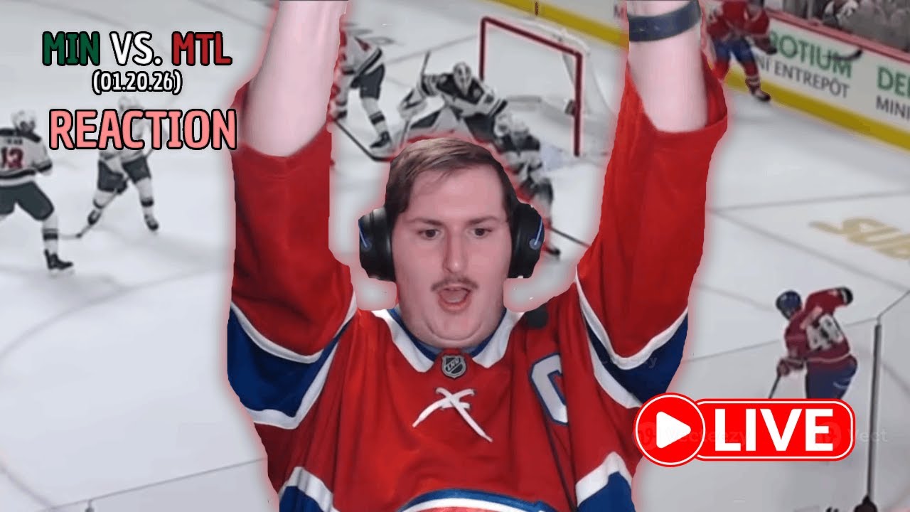 DACH IS BACK! | MIN@MTL LIVE Reaction (01.20.26)