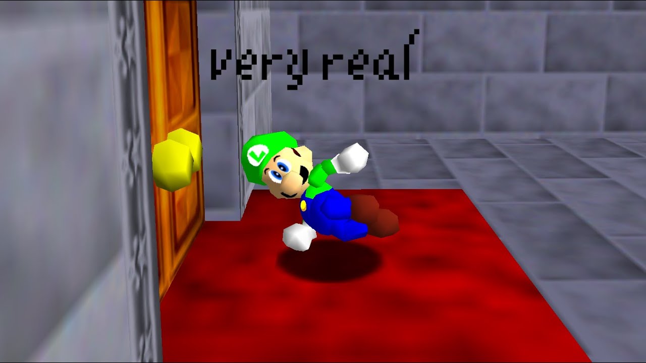 How to Unlock Luigi in Super Mario 64 (very real)