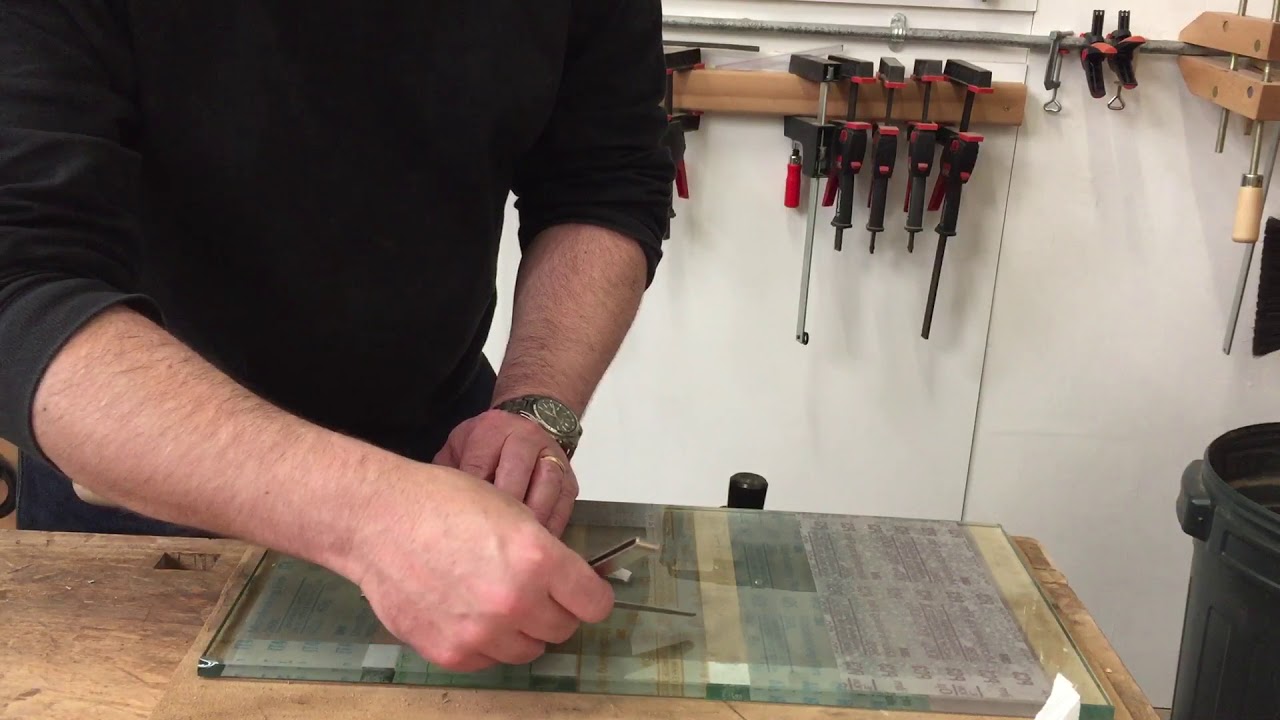 Scary sharpening - preparing the back of a paring chisel
