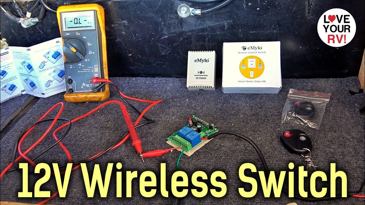 12 Volt Wireless Switch Mod for my DC-DC Charger ON/OFF