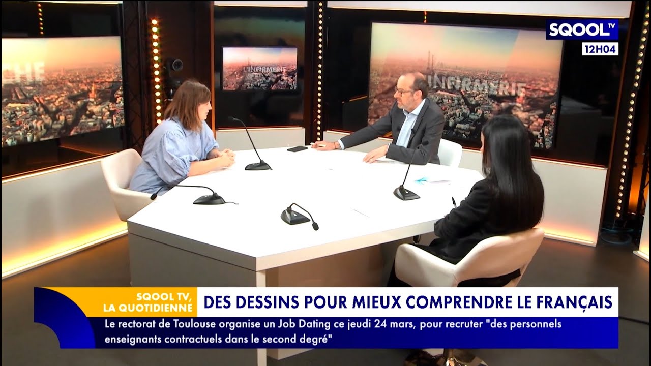 La Quotidienne (23/03/2022) :  La Trousse Magique : Les dessins pour apprendre la grammaire.