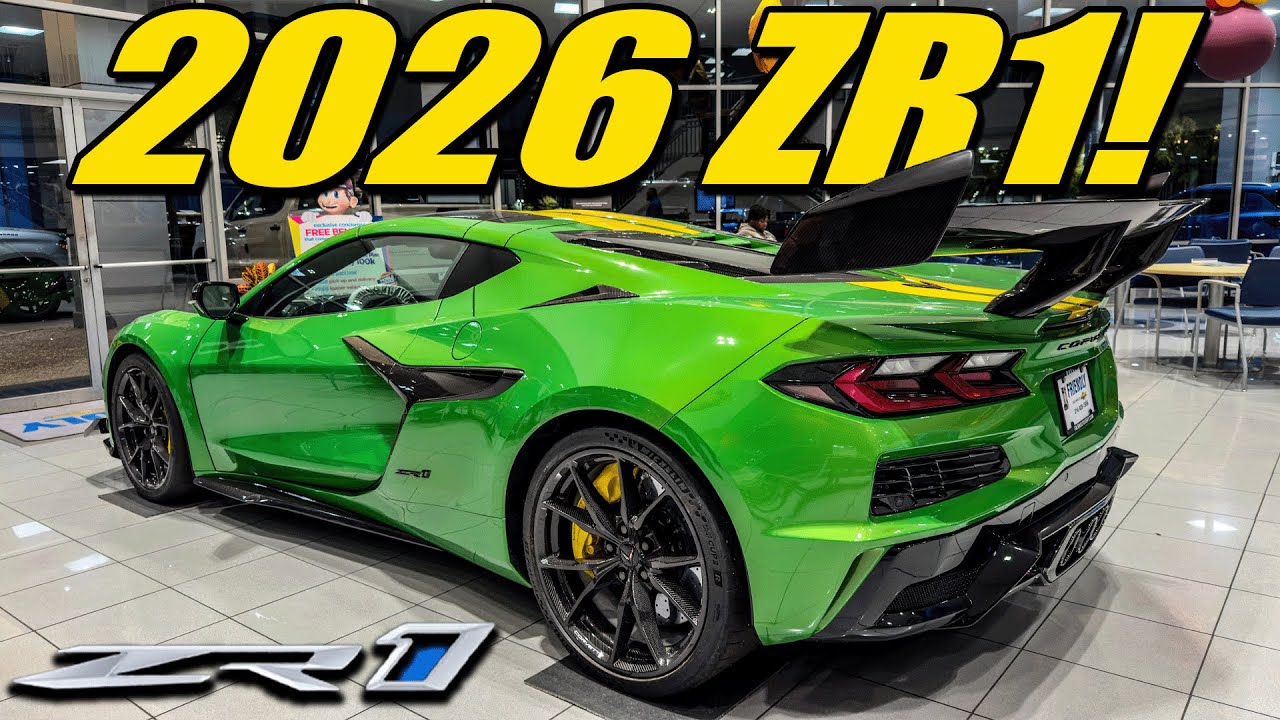 Первая доставка C8 ZR1 2026 года в Friendly Chevrolet!