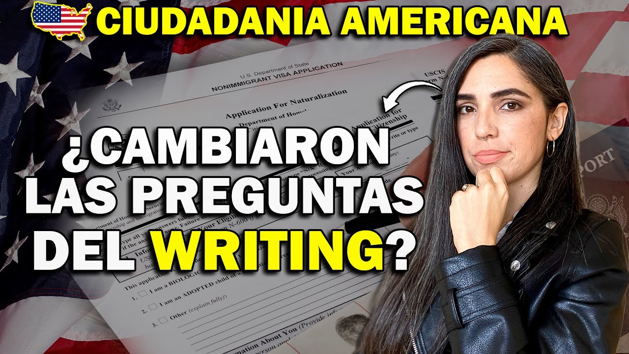Writing Test de Ciudadanía Americana: cómo es realmente y cómo practicar