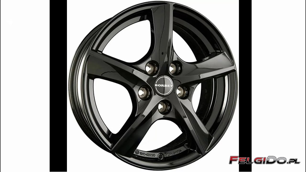 BORBET TL Black Glossy. Wytrzymałość i Sportowa Prostota | Niemieckie Felgi Aluminiowe