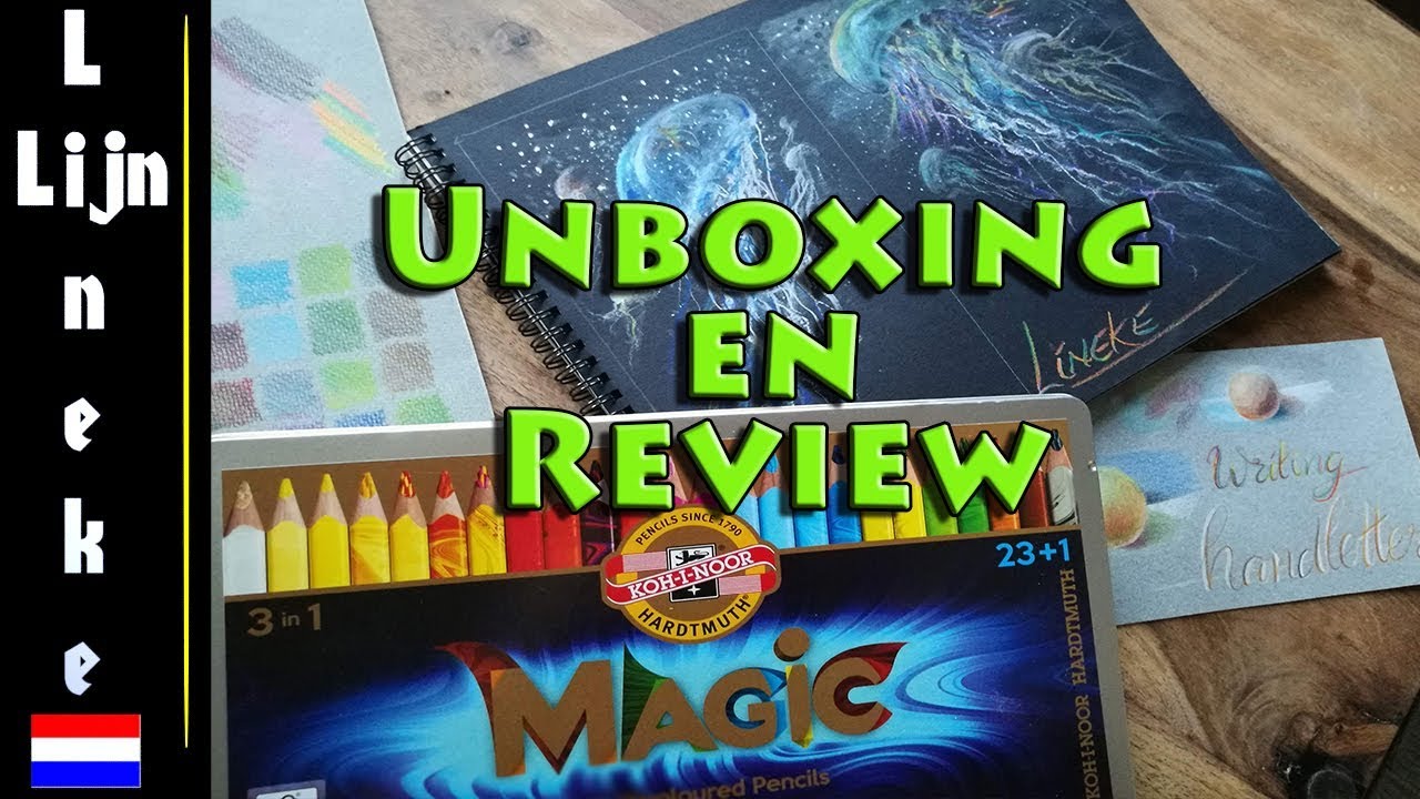Unboxing Koh I Noor Magic Pencils kleurpotloden