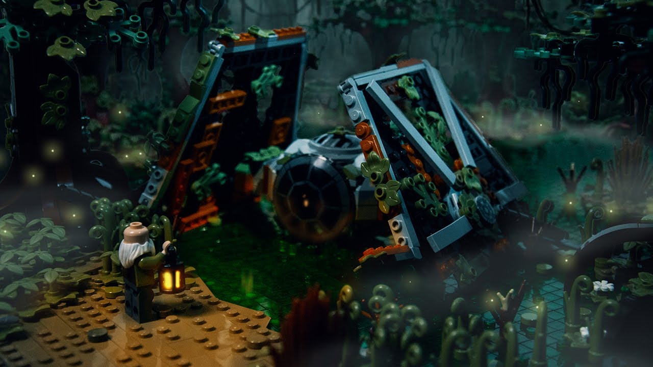LEGO Star Wars - Crashed TIE Fighter Diorama | MOC