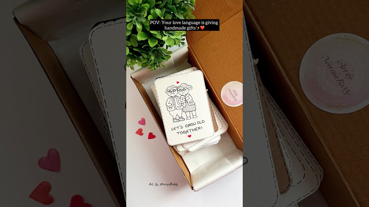 Handmade cards for your loved ones | easy gift card ideas #diy #craft #handmade #giftideas #couple