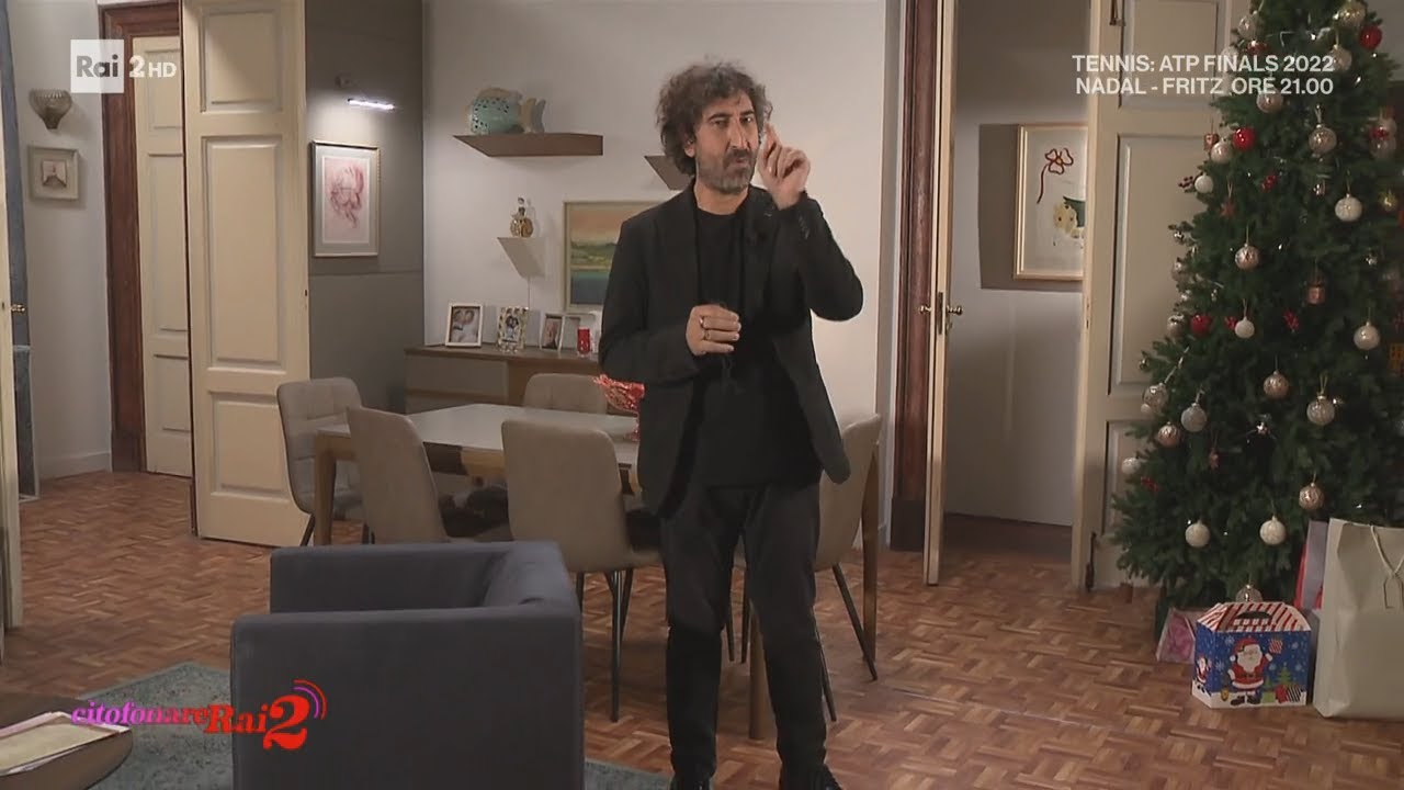 Massimo Cannoletta sul set di 