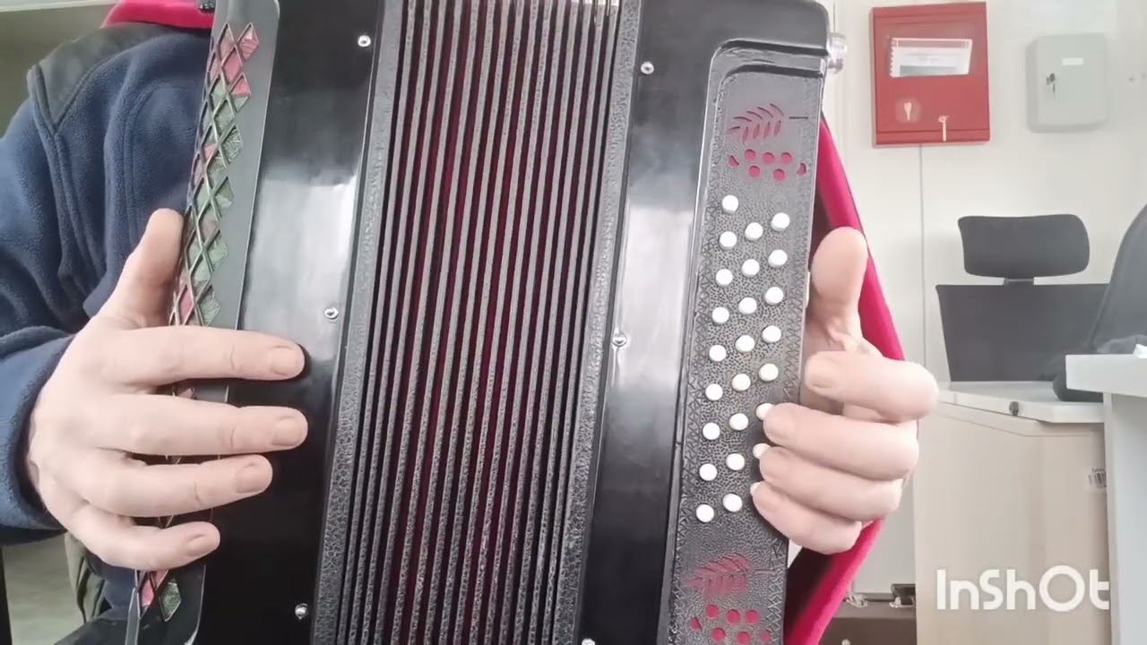 Ой в поле крошечка, там черноволосый казаченька. Украинская народная песня. Разбор на гармошке.