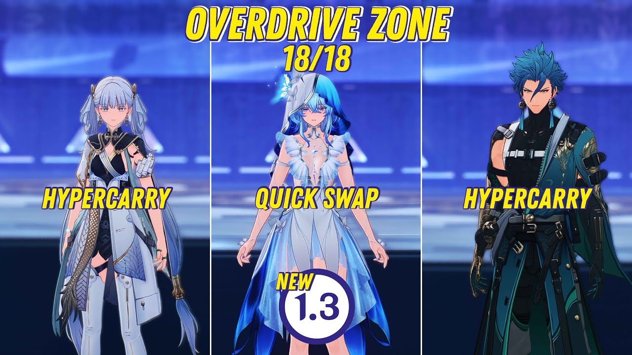 NEW Tower of Adversity 1.3 | Shorekeeper - Jinshi - Jiyan | Overdrive Zone - Wuthering Waves