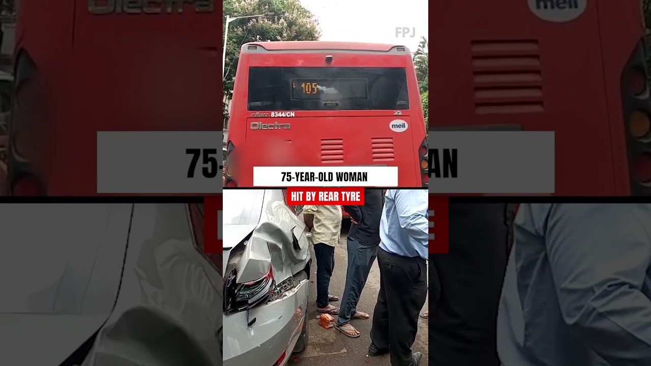 Fatal Bus Accident in Mumbai: BEST Electric Bus Hits Pedestrian Near Sahyadri Guest House