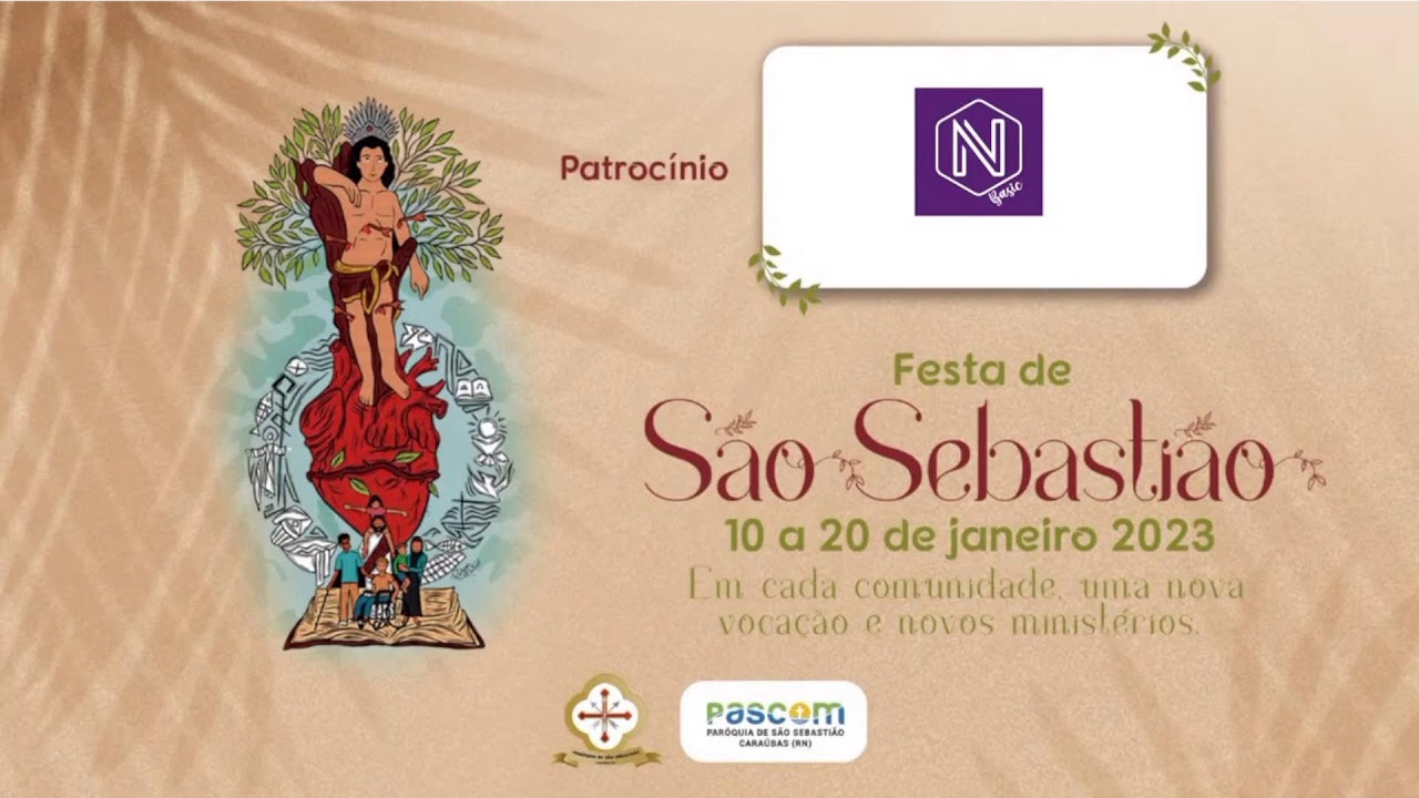 MISSA DE ABERTURA DO PADREIRO S&Atilde;O SEBASTI&Atilde;O CARA&Uacute;BAS, RN