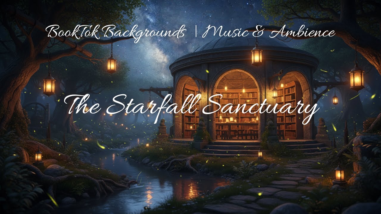 ✨ The Starfall Sanctuary | Enchanted Library & Night Forest Ambience ✨