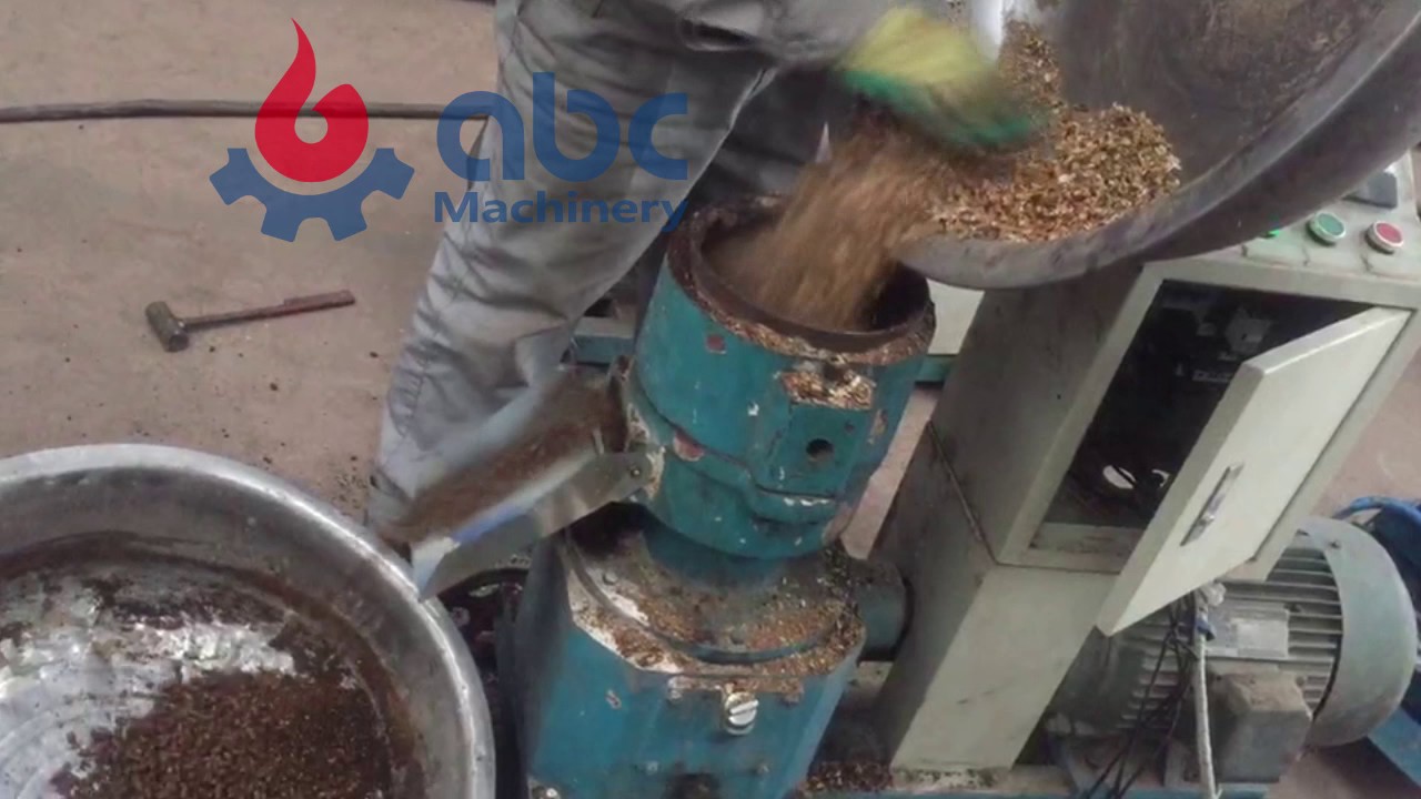Coffee Husk Pellet Mill processing Coffee Husk and Sawdust