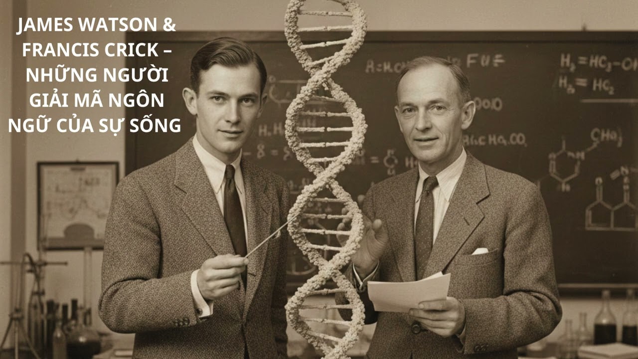 JAMES WATSON & FRANCIS CRICK – NHỮNG NGƯỜI GIẢI MÃ NGÔN NGỮ CỦA SỰ SỐNG