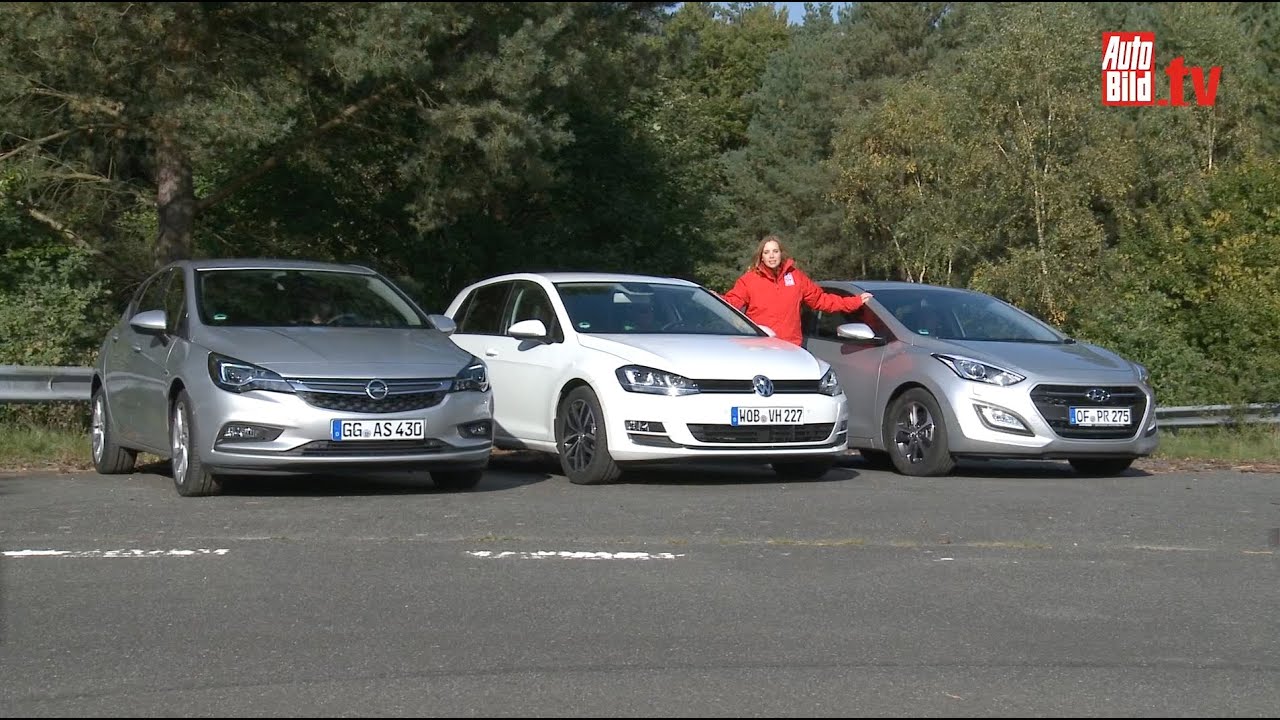 Opels Erfolgsmodell im Vergleich - Astra vs. Golf vs. i30