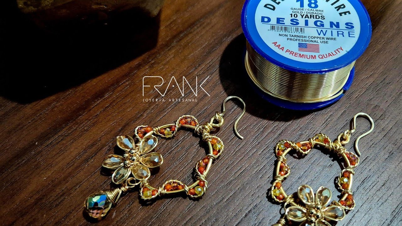 Aretes en alambrismo by frank robledo designs wire