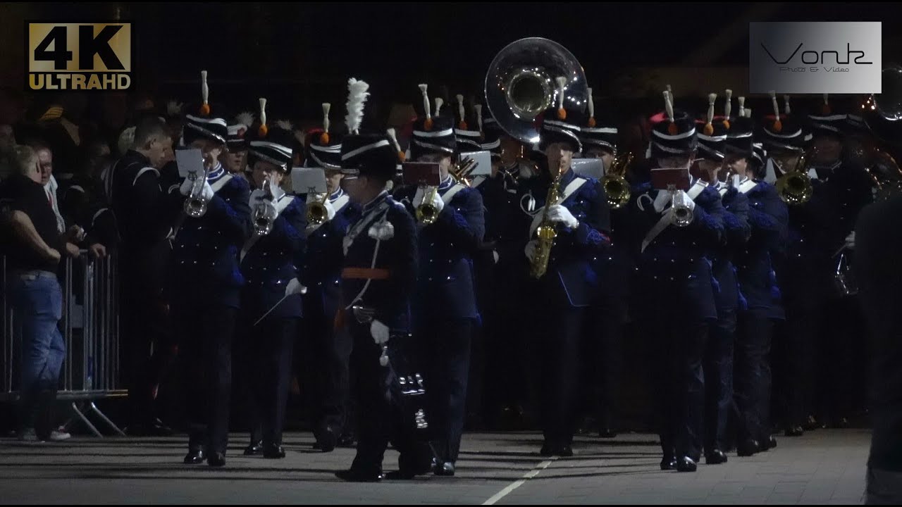 [4K] Taptoe Goor 2019 - Regimentsfanfare Bereden Wapens van de Koninklijke Landmacht