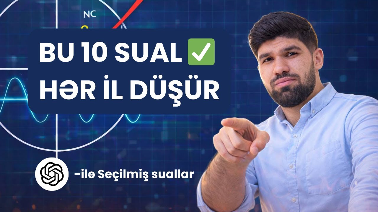 ✅ DİM 2026 Buraxılışa Dəfələrlə düşmüş 10 sual