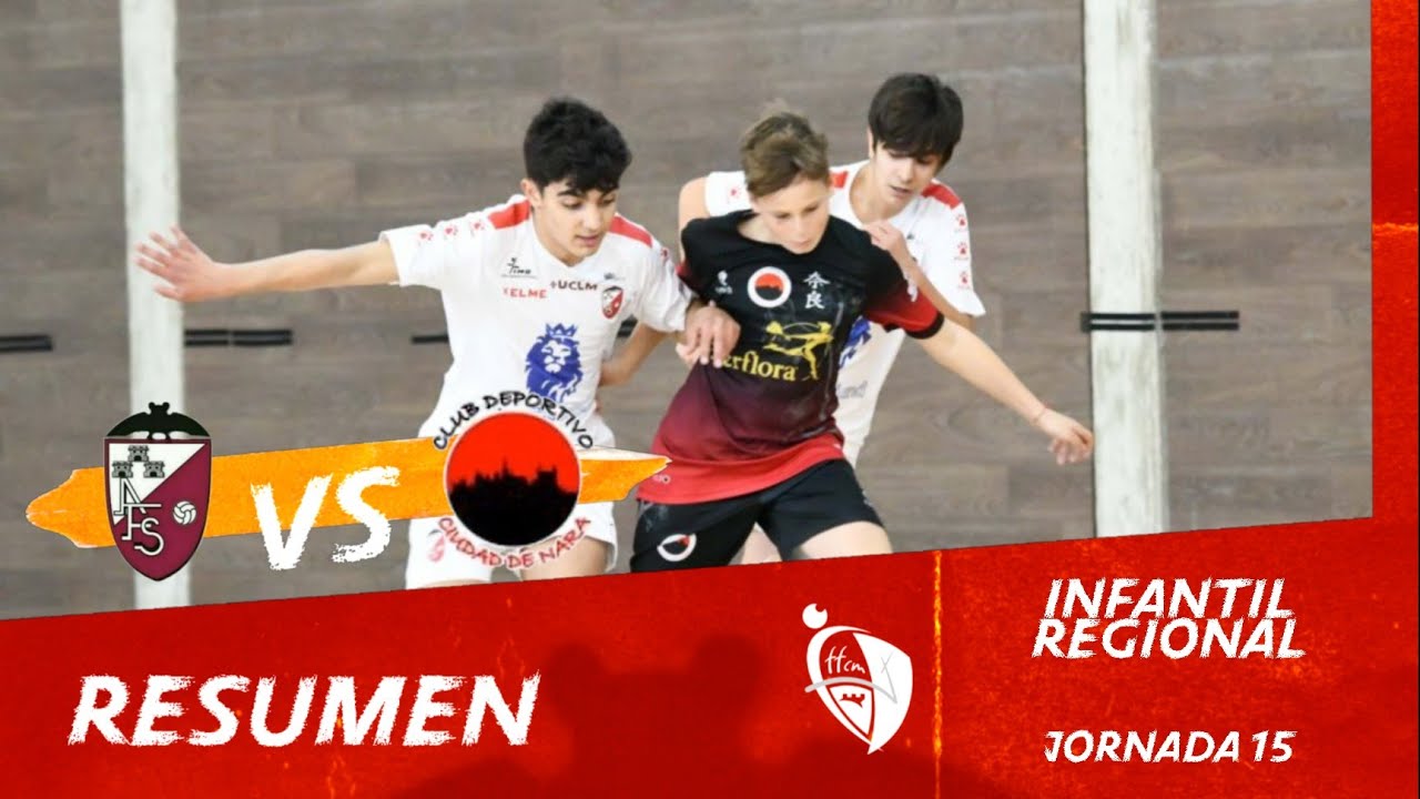 Resumen Albacete FS - CD Ciudad de Nara (10-5). INFANTIL REGIONAL/ Jornada 15