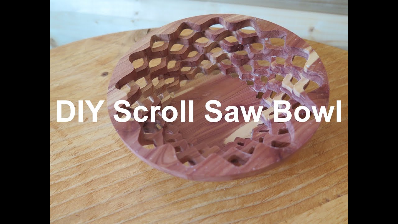 DIY scroll saw bowl + CHANNEL ANNOUNCEMENT