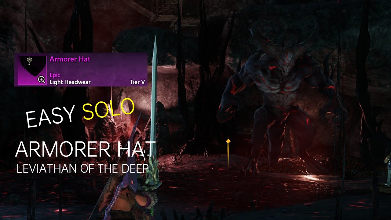 New world Solo Leviathan farm Armorer Hat get you easy gold $ $