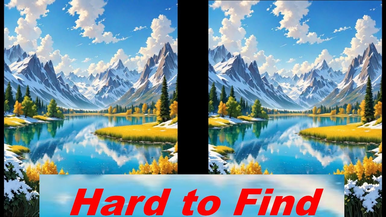Find 3 Differences in Pictures to Remain Mental Sharpness #brainrot #braintest #brain #brainteasers