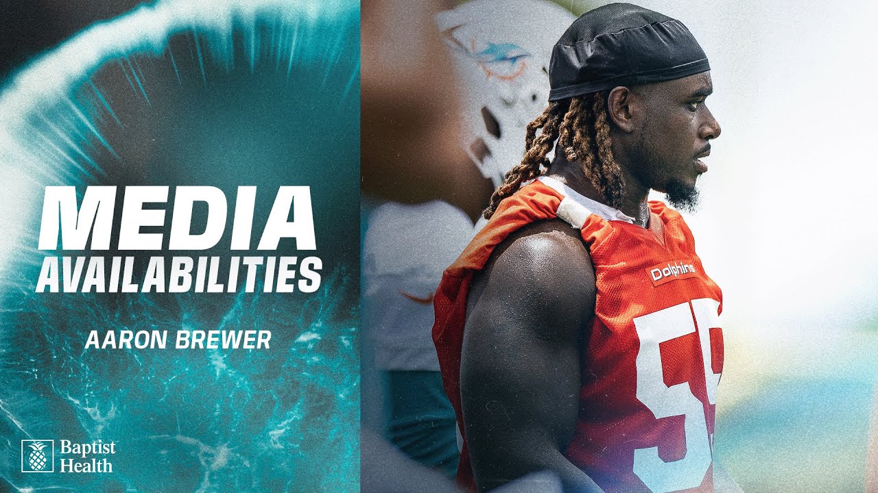 Aaron Brewer meets with the media | Miami Dolphins