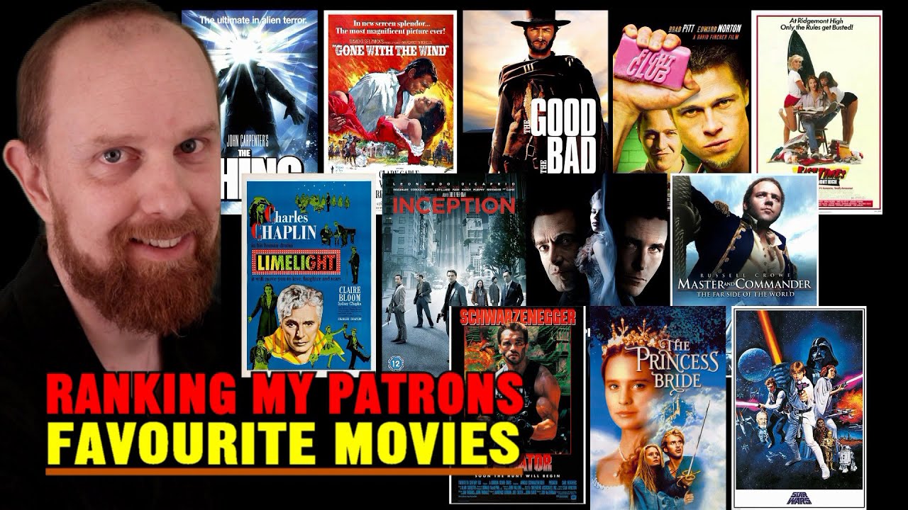 Ranking My Patrons Favourite Movies