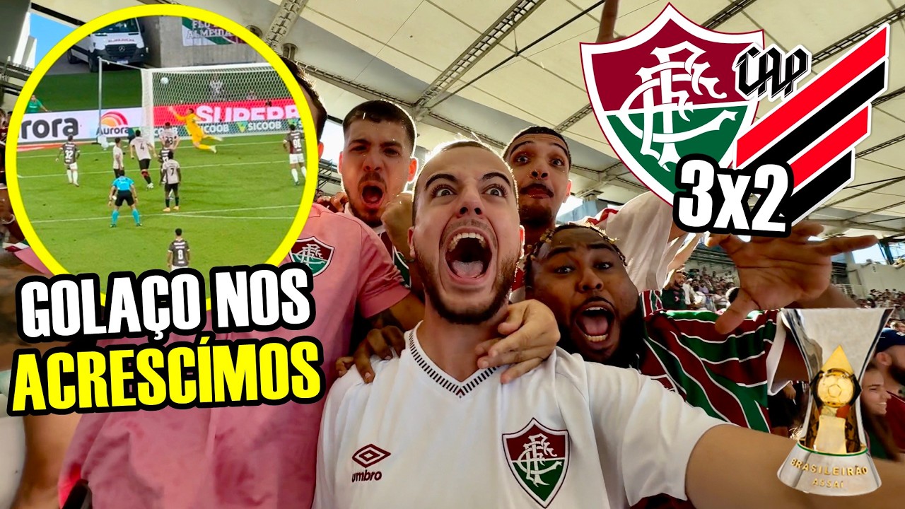 NO APAGAR DAS LUZES VEIO OS 3 PONTOS! Fluminense 3x2 Athletico PR - VLOG | Brasileirão 2026