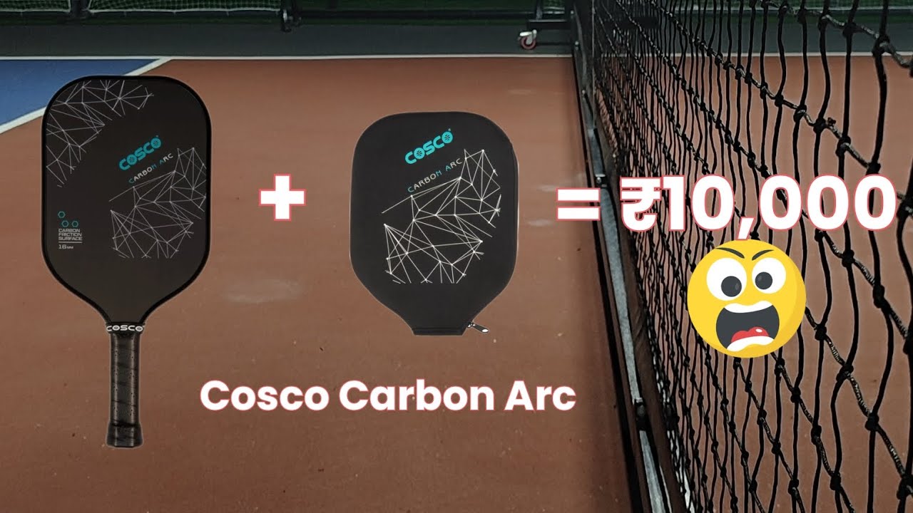 Pickleball Paddle Review | Cosco Carbon Arc | Best/Prize/Control/Spin | #review #bats #sports #new 