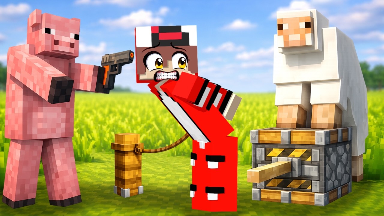 MINECRAFT PERO LOS MOBS SE VENGARON DE MI😱