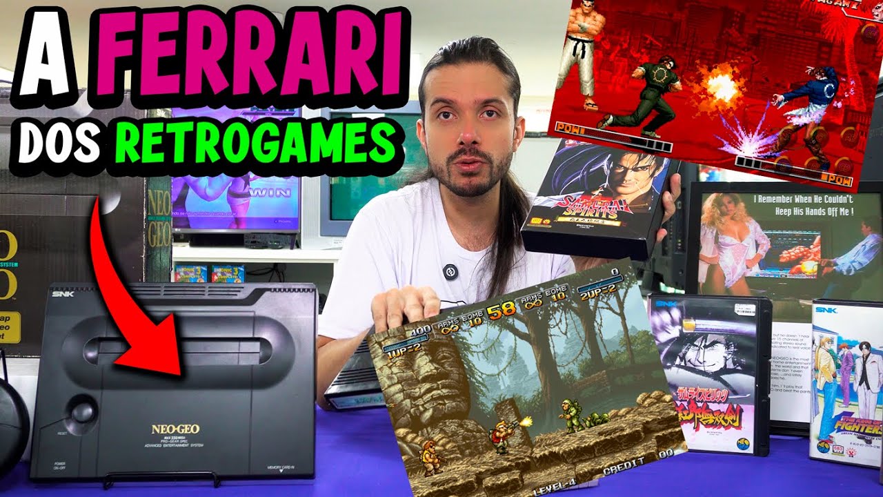 NEO GEO AES: A SNK LANÇA SUA PROPOSTA DO ARCADE EM CASA