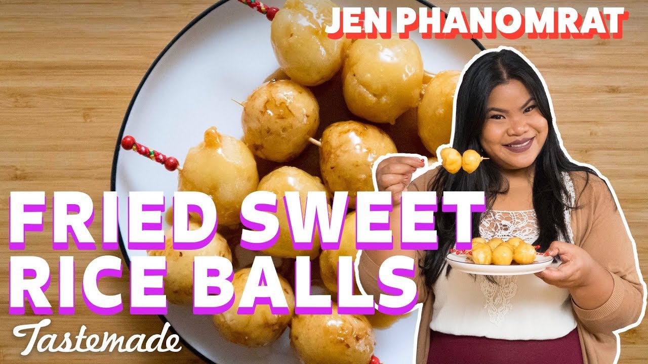 Filipino Carioca (Fried Sweet Rice Balls) I Good Times With Jen