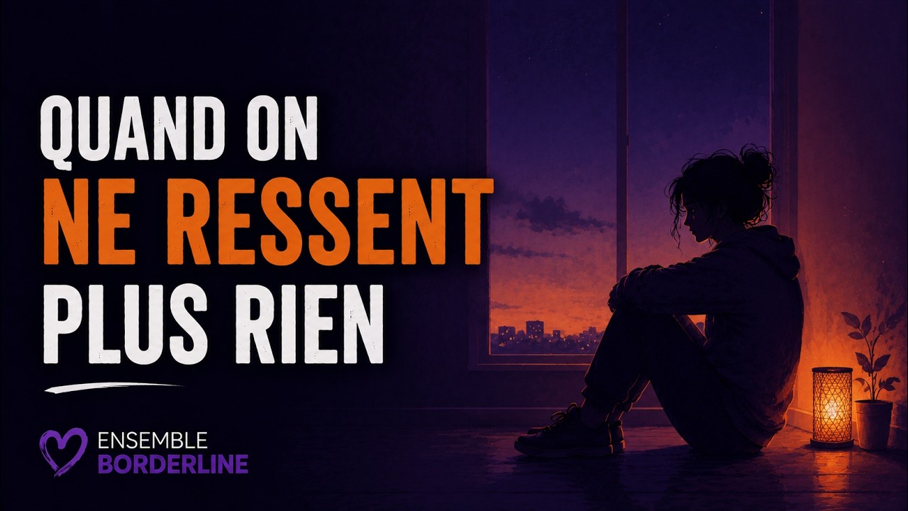 Quand on ne ressent plus rien du tout (dissociation émotionnelle) | Ensemble Borderline